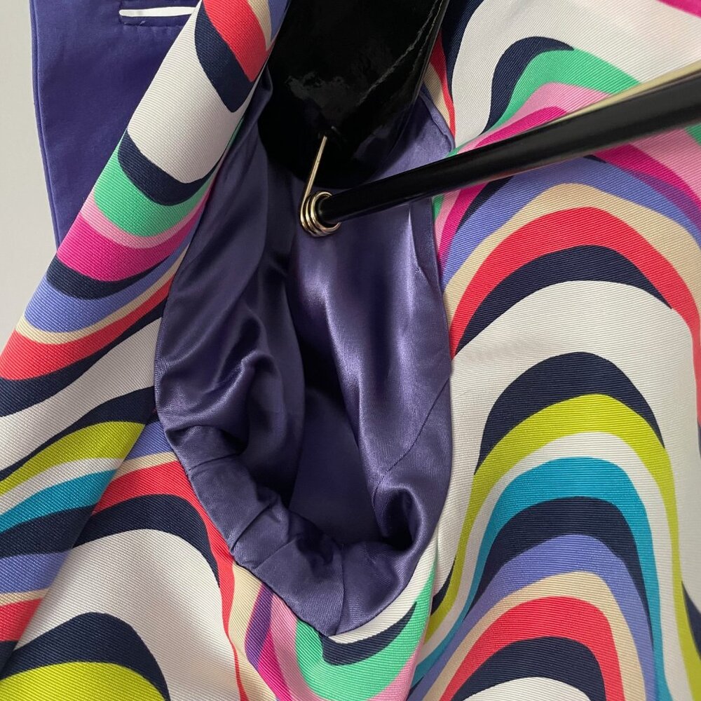 Kate Spade Bright Periwinkle/Purple Trench Coat - Picture 10 of 12